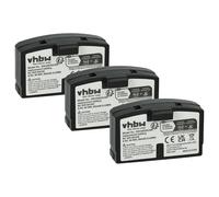 vhbw 3X Batteries Compatible avec Sennheiser Set 50 TV, RS2400, RS400, Set 500, Set 250 Casque Audio, écouteurs sans Fil (60mAh, 2,4V, NiMH)