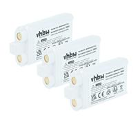 vhbw 3x Batterie compatible avec Shure SLXD1, SLXD3, SLXD2, SLXD5 système de radio numérique, émetteur (1200mAh, 3,7V, Li-ion)