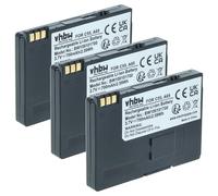 vhbw 3X Batterie Compatible avec Siemens A57, A58, A60, A62, C55, A51, C57, A52, A55, A65, A70, A75 téléphone Fixe sans Fil (700mAh, 3,7V, Li-ION)