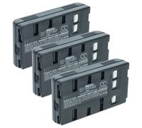 vhbw 3x Batterie compatible avec Siemens FA-294, FA-292, FA-298, FA-299, FA-278, FA-277 caméra vidéo caméscope (2000mAh, 6V, NiMH)