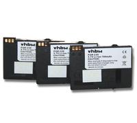 vhbw 3x Batterie compatible avec Siemens Gigaset SL2, S440, SL100, SL150, S445, SL1 téléphone fixe sans fil (700mAh, 3,7V, Li-ion)