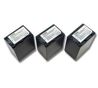 vhbw 3x Batterie compatible avec Sony HDR-XR520VE, HXR-MC1P, HDR-XR520 caméra vidéo caméscope (3300mAh, 7,4V, Li-ion) avec puce d'information