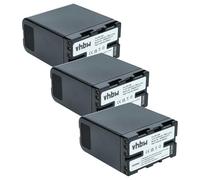 vhbw 3X Batterie Compatible avec Sony PMW-150, PMW-160, PMW-200, PMW-100 caméra vidéo caméscope (5200mAh, 14,8V, Li-ION) avec Puce d'information