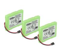 vhbw 3x Batterie compatible avec Telekom / T-Sinus 45M téléphone fixe sans fil (500mAh, 3,6V, NiMH)