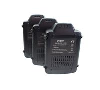 vhbw 3x Batterie compatible avec Worx Landroid L2000 WR155E, L WR155E, L1000 WR147E, L1500 WR153E outil électrique (2000 mAh, Li-ion, 18 V)