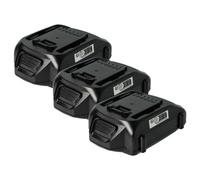 vhbw 3x Batterie compatible avec Worx WX529, WX529.9, WX550, WX550.1, WX548, WX548.9, WX523.9, WX550.9 outil électrique (2000 mAh, Li-ion, 18 V)