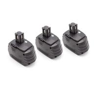 vhbw 3x Batterie NiMH 1500mAh (18V) pour les outils électriques tels que les outils électriques Hilti SFB180