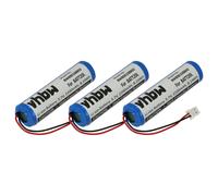 vhbw 3x Batterie remplacement pour BATT20L pour radio (2200mAh, 3,7V, Li-ion)