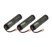 vhbw 3x Batterie remplacement pour BATT20L pour radio (2600mAh, 3,7V, Li-ion)