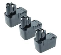 vhbw 3X Batterie Remplacement pour Bosch 2 607 335 145