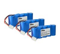 vhbw 3x Batterie remplacement pour Bosch 9000163, 9 500 005, FD252/10 pour motorisation de porte ou portail (2000mAh, 6V, NiMH)
