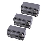 vhbw 3x Batterie remplacement pour Canon BP-975, BP-955, BP-925, BP-950G pour caméra vidéo caméscope (3600mAh, 7,4V, Li-ion)