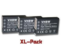 vhbw 3x Batterie remplacement pour Fujifilm NP-95 pour appareil photo (1500mAh, 3,6V, Li-ion)