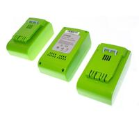 vhbw 3x Batterie remplacement pour Greenworks 29807, 29322, G24B2, 29852, 29842, 29837 pour outil électrique (5000 mAh, Li-ion, 24 V)