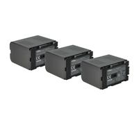 vhbw 3x Batterie remplacement pour Grundig BP-9, BP-8, BP-10 pour caméra vidéo caméscope (3200mAh, 7,2V, Li-ion)