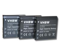 vhbw 3x Batterie remplacement pour Kodak LB-060 pour appareil photo (950mAh, 3,6V, Li-ion)
