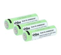 vhbw 3x Batterie remplacement pour Ledlenser 14500, 502596 pour lampe de poche ou frontrale (0,92Ah, 3,6V, Li-ion)