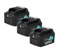 vhbw 3x Batterie remplacement pour Makita 197396-9, 197402-0, 197406-2, 197390-1, 197394-3, 632F39-7, BL1015 pour outil électrique (3000 mAh, Li-ion, 12 V)