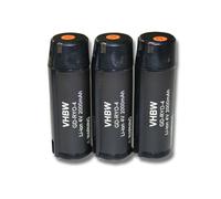vhbw 3x Batterie remplacement pour Ryobi AP4001 pour outil électrique (2000 mAh, Li-ion, 4 V)