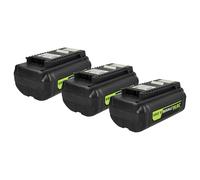 vhbw 3X Batterie Remplacement pour Ryobi BPL3626, BPL3626D, BPL3640, BPL3640D, BPL3650, 5133002166 pour Outil électrique (4000 mAh, Li-ION, 36 V)