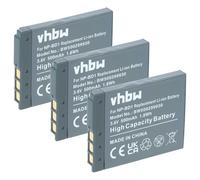 vhbw 3X Batterie Remplacement pour Sony NP-FD1
