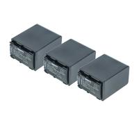 vhbw 3x Batterie remplacement pour Sony NP-FV100A pour caméra vidéo caméscope (2700mAh, 7,3V, Li-ion)