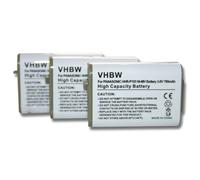 vhbw 3x Batterie remplacement pour V-Tech 80-5654-00, 80-5596-00 pour téléphone fixe sans fil (700mAh, 3,6V, NiMH)