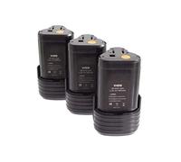 vhbw 3X Batterie Remplacement pour Worx WA3503, WA3509 pour Outil électrique (2000 mAh, Li-ION, 12 V)