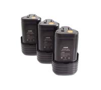vhbw 3x Batterie remplacement pour Worx WA3503, WA3509 pour outil électrique (2000 mAh, Li-ion, 12 V)