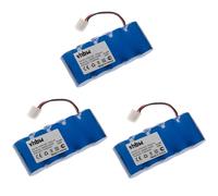 vhbw 3x Batteries compatible avec Bosch Somfy K10, K12, K8, K17 outil électrique (3000 mAh, NiMH, 6 V)