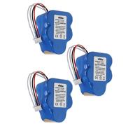 vhbw 3x Batteries compatible avec COD 35601130, RB001 aspirateur (3000mAh, 6V, NiMH)