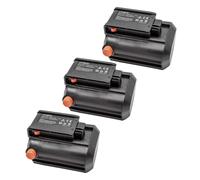 vhbw 3x batteries compatible avec Gardena EasyCut Li-18/23 (9824-42), THS Li-18/42 (8881-20) (1500mAh, 18V, Li-Ion)