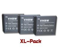 vhbw 3x Batteries compatible avec Kodak EasyShare M753, M753 Zoom, M763, M853, M853 Zoom, M863, M893 appareil photo APRN (480mAh, 3,6V, Li-ion)