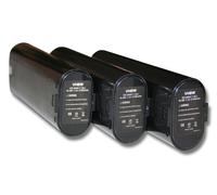 vhbw 3x Batteries compatible avec Mikrofyn Mikrolaser MLP-120 outil électrique (2100 mAh, NiMH, 7,2 V)