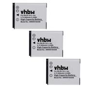 vhbw 3x Batteries compatible avec Nikon CoolPix S3100, S3200, S2750, S2900, S2800, S32, S33 appareil photo, reflex numérique (600mAh, 3,7V, Li-ion)