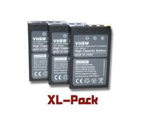 vhbw 3x Batteries compatible avec Olympus Pen E-P1, E-P2, E-P3, E-PL1, E-PL3, E-PM3 appareil photo APRN (900mAh, 7,2V, Li-ion)