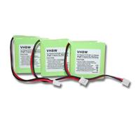 vhbw 3X Batterie Compatible avec Siemens Gigaset E455