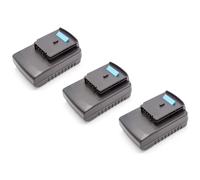 vhbw 3x Batteries Li-Ion 2000mAh (18V) pour outils HP186F4L, HP186F4LBK, HP186F4LK, HP188F4L, HP188F4LBK comme BLACK & DECKER A1518L, LB018-OPE.