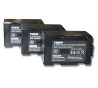 vhbw 3x Batteries remplacement pour Grundig BP-10, BP-8, BP-9 pour caméra vidéo caméscope (1700mAh, 7,2V, Li-ion)