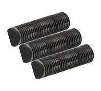 vhbw 3x bloc de lames compatible avec Braun 2040, 2060, 2035, 1509, 1512, 1507s, 1508, 1013, 1013s, 1008, 1012 rasoir, noir / argenté