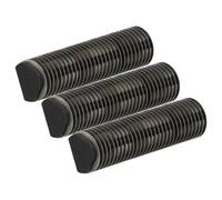 vhbw 3x bloc de lames compatible avec Braun 375, 3731, 3770, 3732, 3615, 3710, 3773, 3614, 3774, 3733, 3734, 370 rasoir, noir/argenté