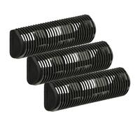 vhbw 3x bloc de lames compatible avec Braun CruZer5 Face, CruZer6 Face, CruZer Z20, CruZer4 Face, Linear rasoir, argenté / gris