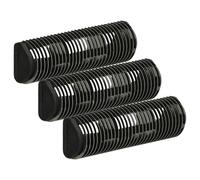vhbw 3x bloc de lames compatible avec Braun Sixtant 2004, 2006, 2003 rasoir, argenté/gris