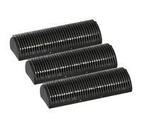 vhbw 3x bloc de lames compatible avec Braun Synchron Plus De Luxe, Plus rasoir, noir / argenté