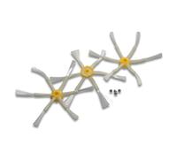 vhbw 3x brosse latérale compatible avec iRobot Roomba 564, 565, 570, 580, 581, 590, 610, 760, 770, 780 robot aspirateur - lot de brosses, blanc