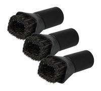 vhbw 3x Brosse pour meubles Brosse anti-poussière compatible avec Kärcher VC 5 Premium aspirateur avec raccord rond 35 mm - 7cm