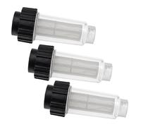 vhbw 3x Cartouche anticalcaire compatible avec Kärcher K 3.500 T 50, K 3.530 T250, K 3.550 nettoyeur vapeur avec raccord d'eau 3/4