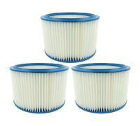 vhbw 3x Cartouche filtrante compatible avec Nilfisk / Alto Attix 963-21 ED XC, 965-0H/M SD XC, 965, 965-0H aspirateur - Filtre pour particules fines