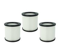 vhbw 3x Cartouche filtrante compatible avec Nilfisk Buddy II 12 UK, II 12L EU, II 12 ZA aspirateur - Filtre pour particules fines