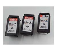 vhbw 3x cartouches remplacement pour Canon PG-545, PG-545XL, CL-546, CL-546XL - Set noir, CMY G